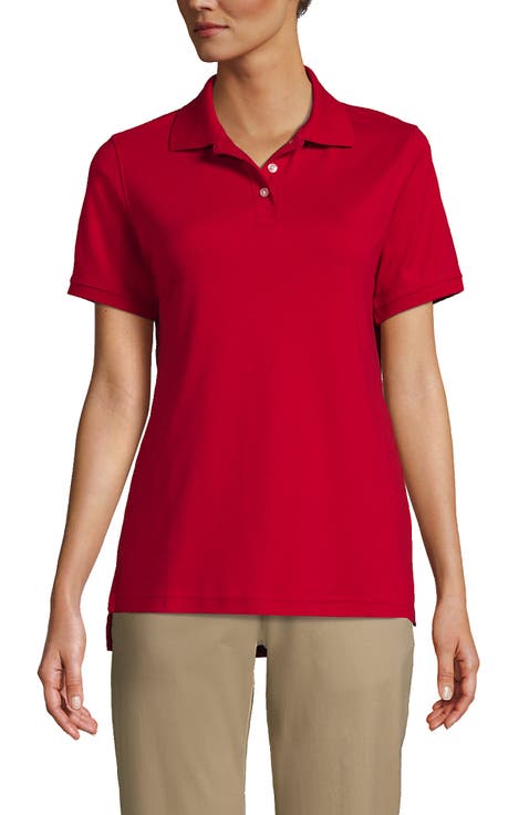 School Uniform  Short Sleeve Interlock Polo Shirt