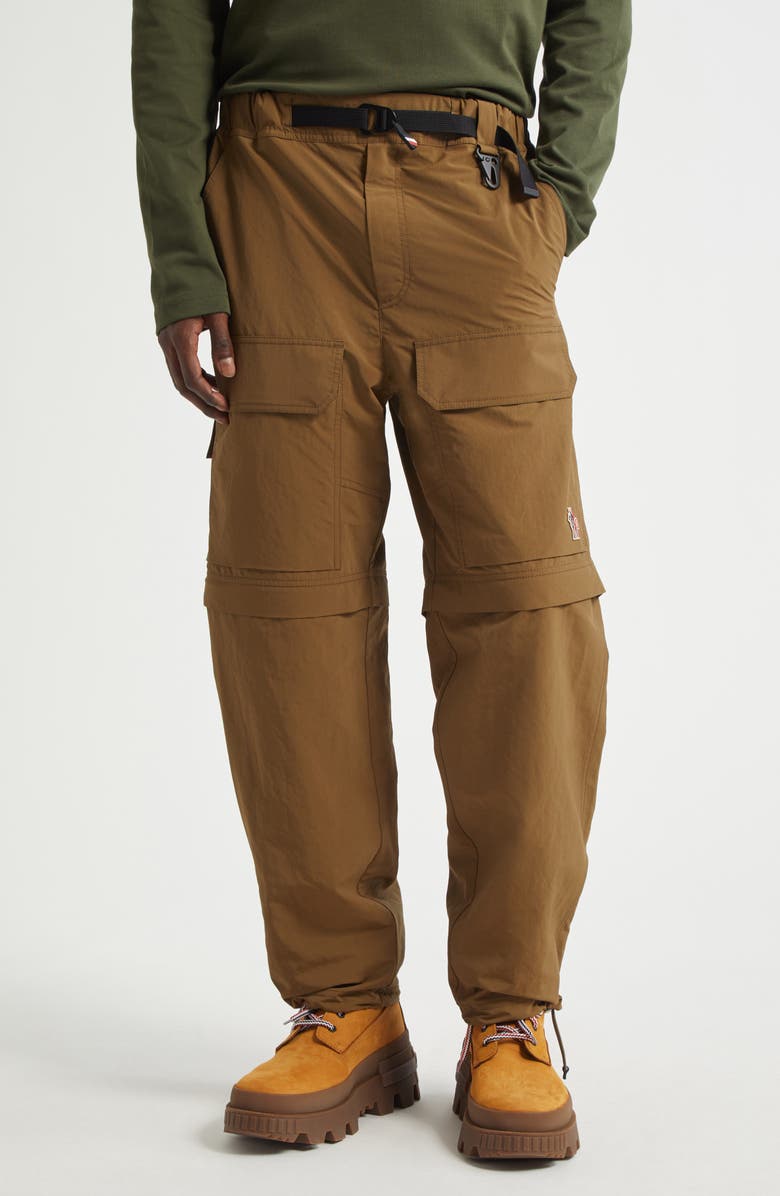 Moncler Ripstop Convertible Cargo Pants, Main, color, Urban Chic