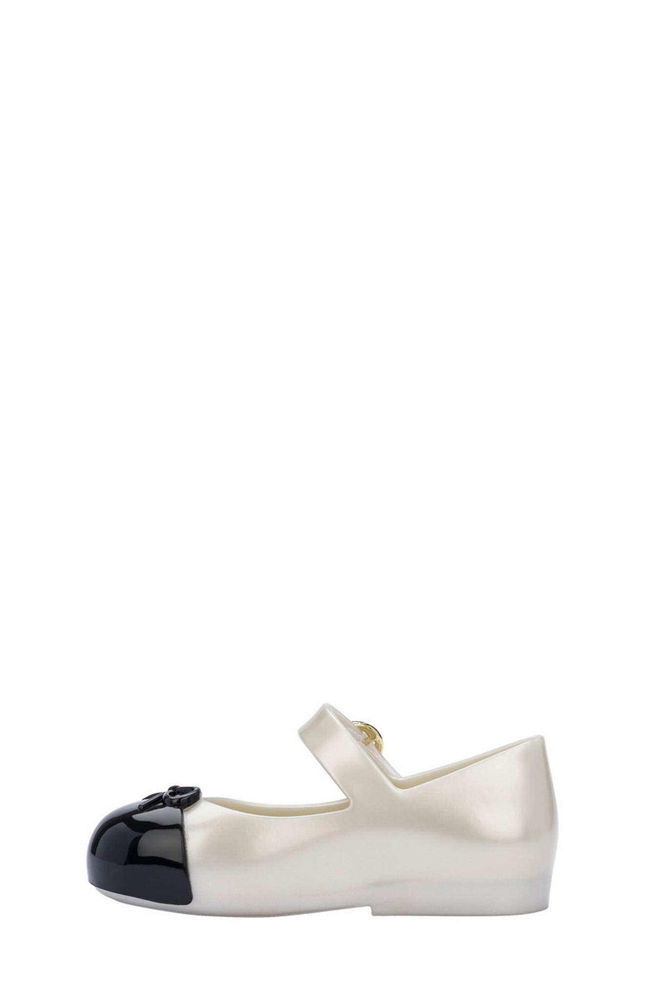 Sweet Love Flat, Alternate, color, WHITE/BLACK