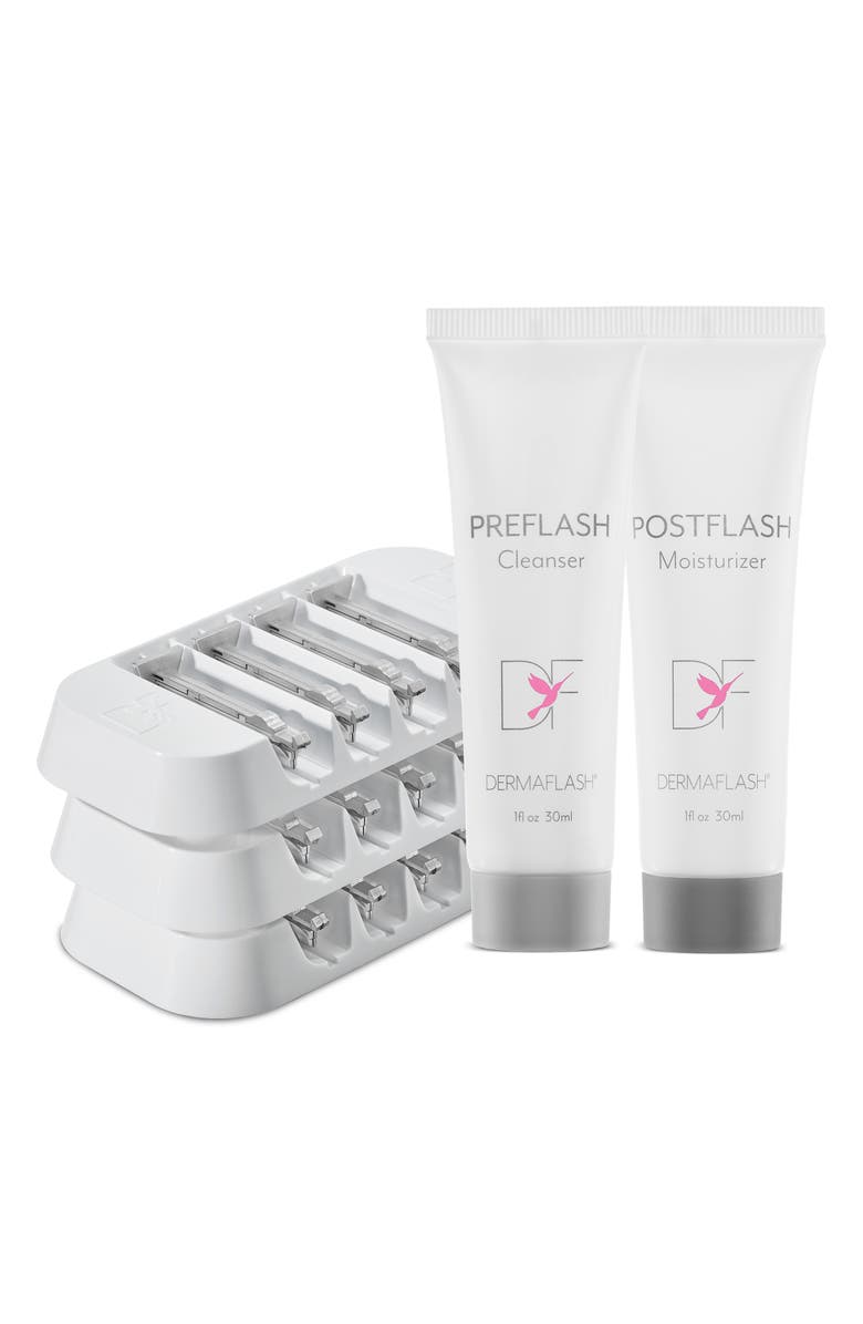 DERMAFLASH Dermaplane Device Essentials Replenishment Set, Main, color,