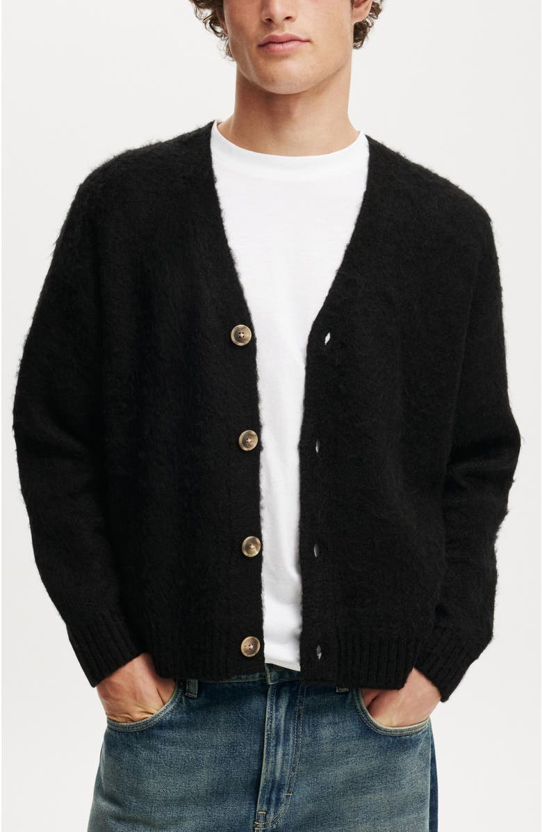 Cotton On Men's Cropped Cardigan, Main, color, 
