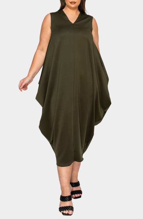 Clover Sleeveless Dress (Plus)