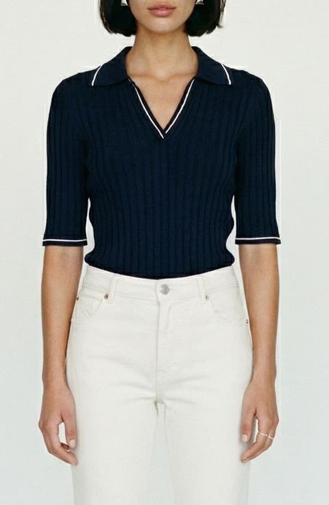 Simosa Rib Knit Polo