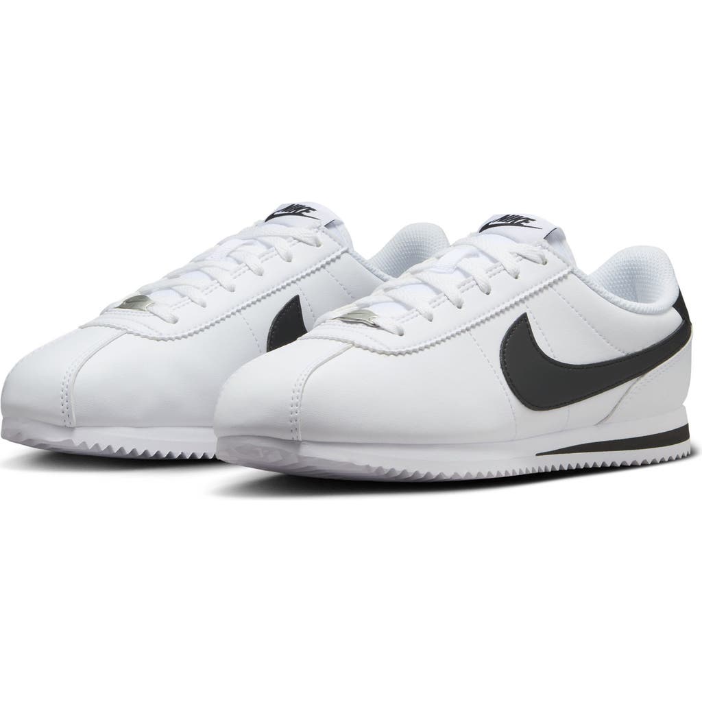 Nike Cortez Sneaker In White/black