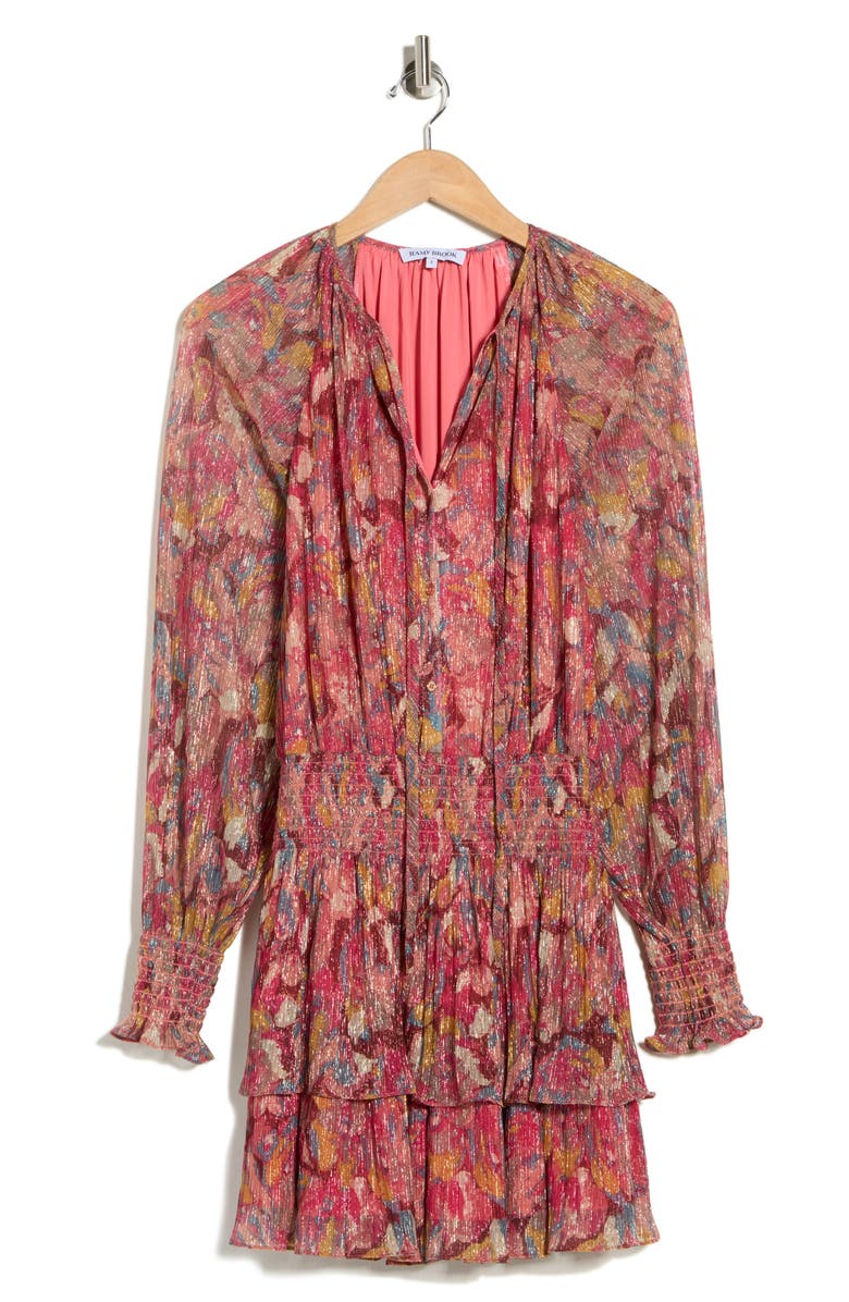 Ramy Brook Ricky Dress, Main, color, Multi Marble Print