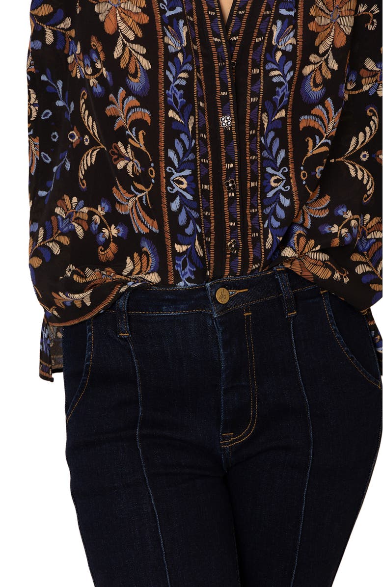 Hale Bob Avalynn Silk Top, Alternate, color, 