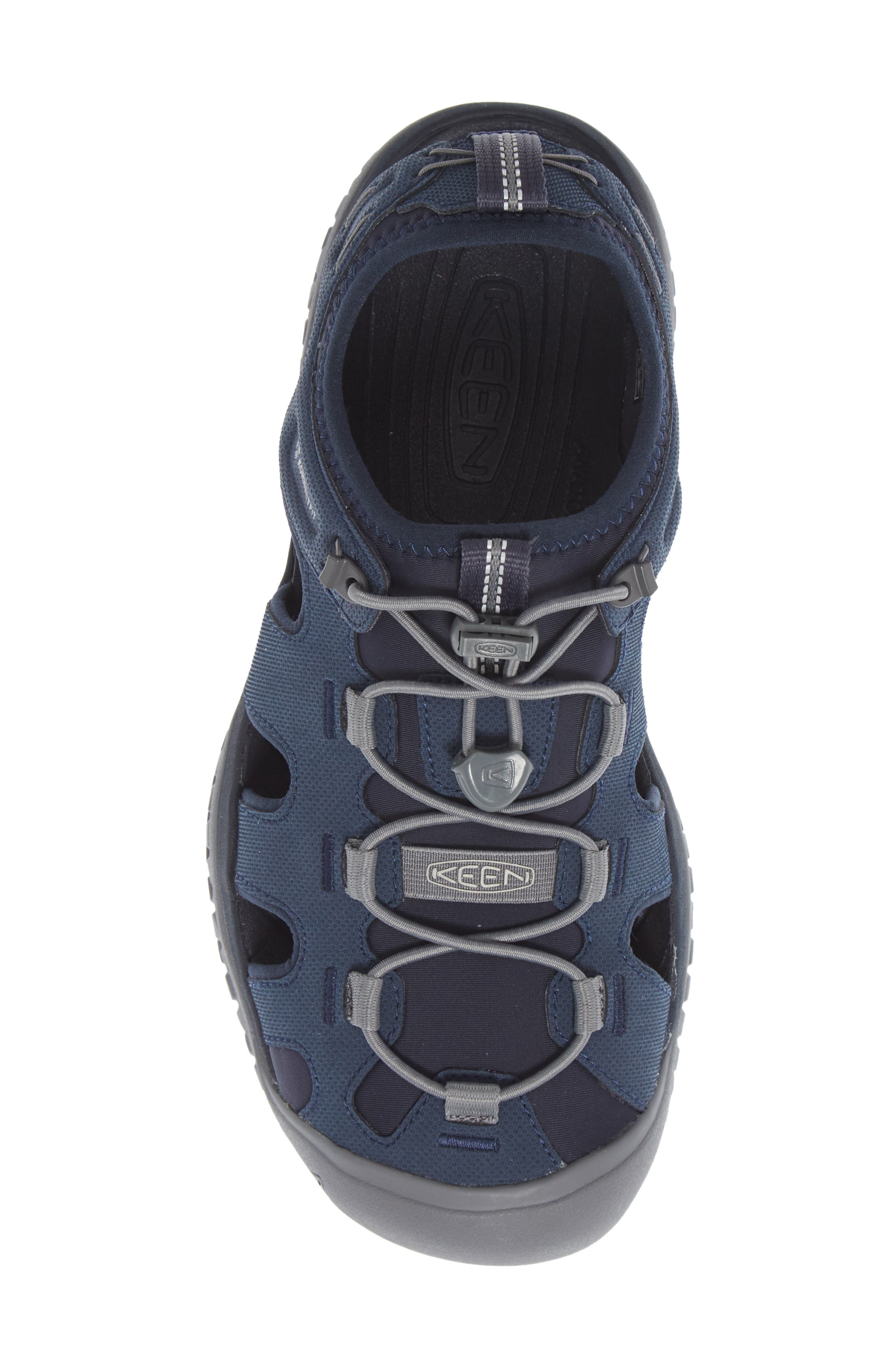 Solar Sandal, Alternate, color, NAVY/ STEEL GREY