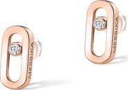 Messika Move Uno Diamond Post Earrings