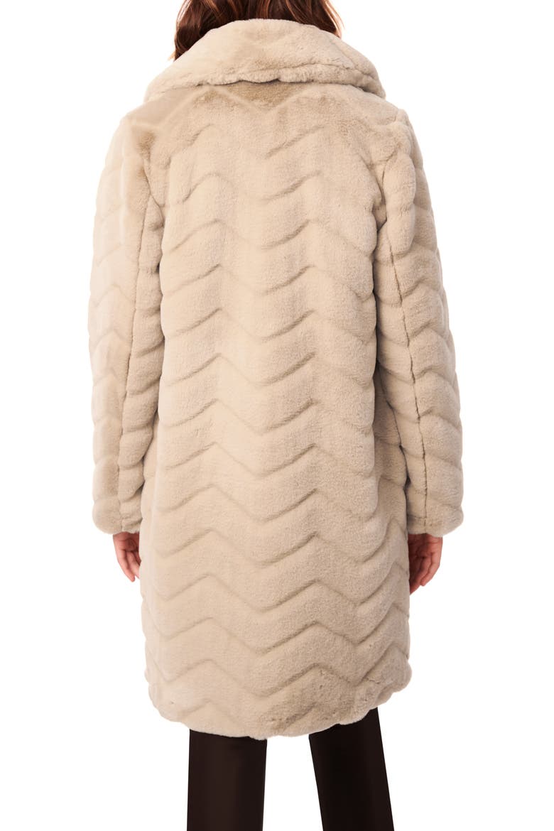 Faux Fur Coat, Alternate, color, TAN