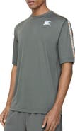 Burberry Check Trim Jersey T-shirt