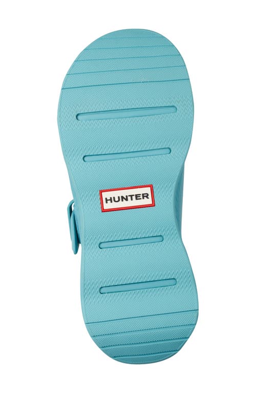 Hunter Greta Slide Sandal In Blue