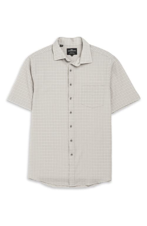 Rodd & Gunn Gowenbridge Regular Fit Short Sleeve Shirt In Fog