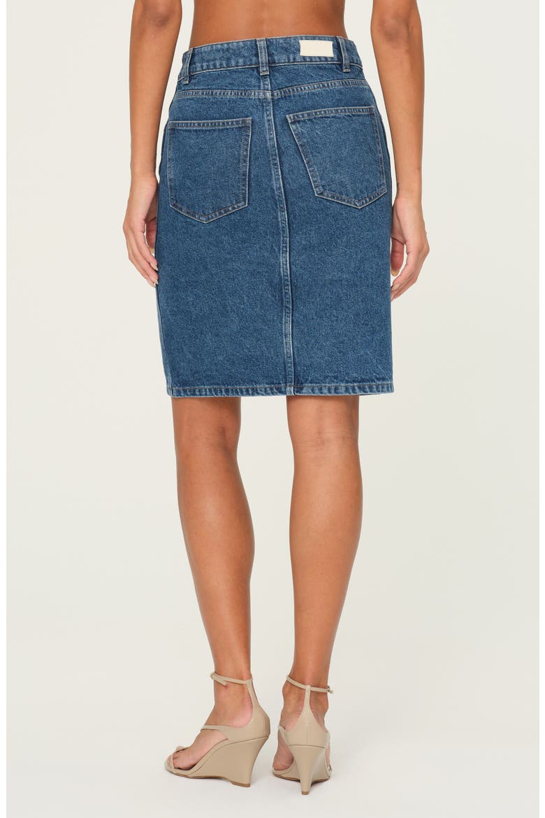 Lexie High Waist Denim Skirt, Alternate, color, NORTH BEACH