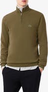 Lacoste Regular Fit Quarter Zip Sweater