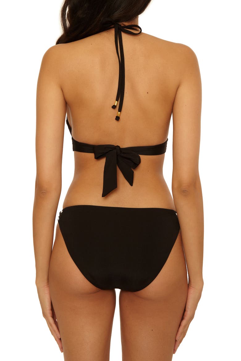 Triumph Triangle Bikini Top, Alternate, color, BLACK