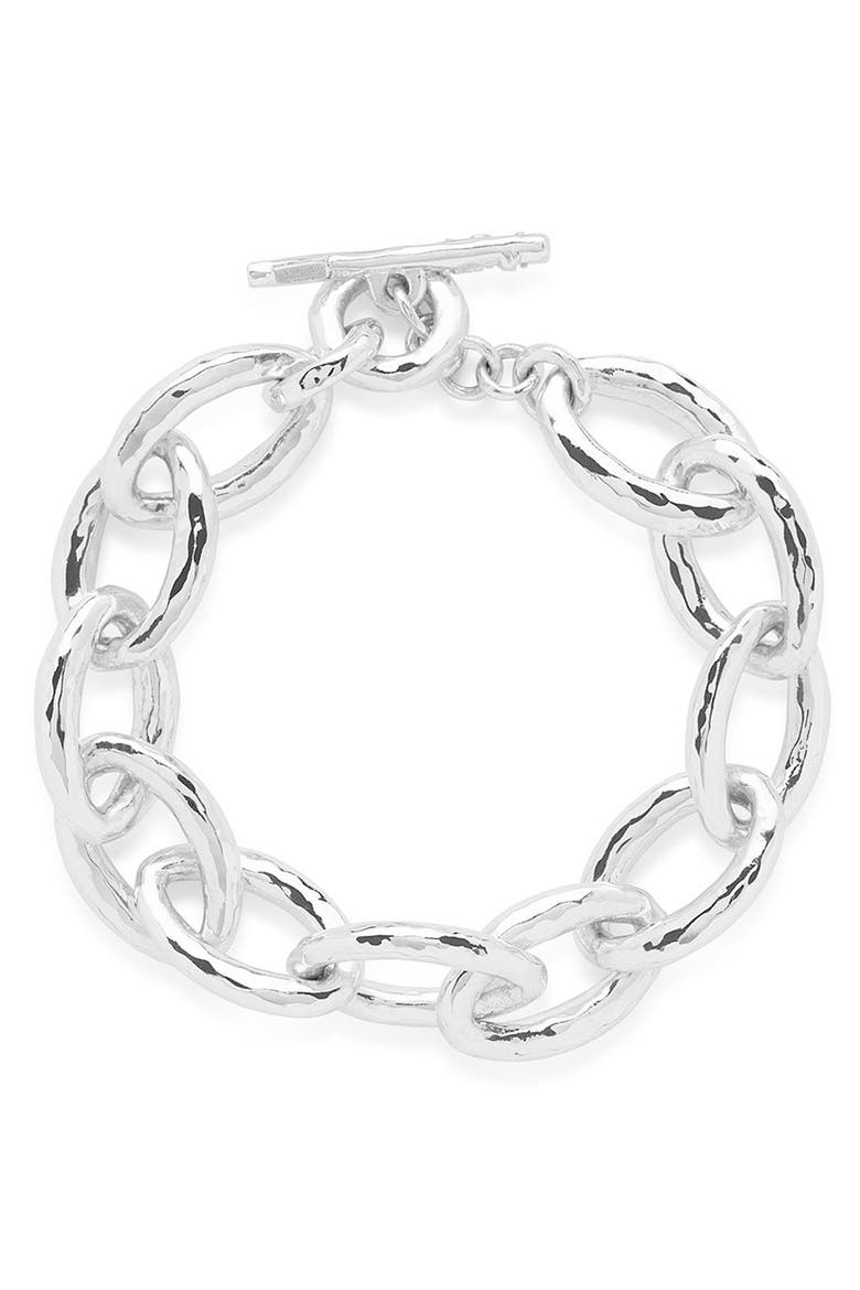 Classico Bastille Link Bracelet, Main, color, SILVER