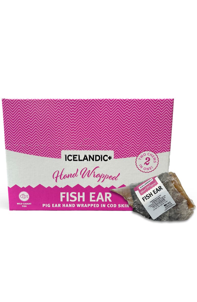 ICELANDIC+ Fish Ear 30 Pack Dog Treats, Alternate, color, Multicolored