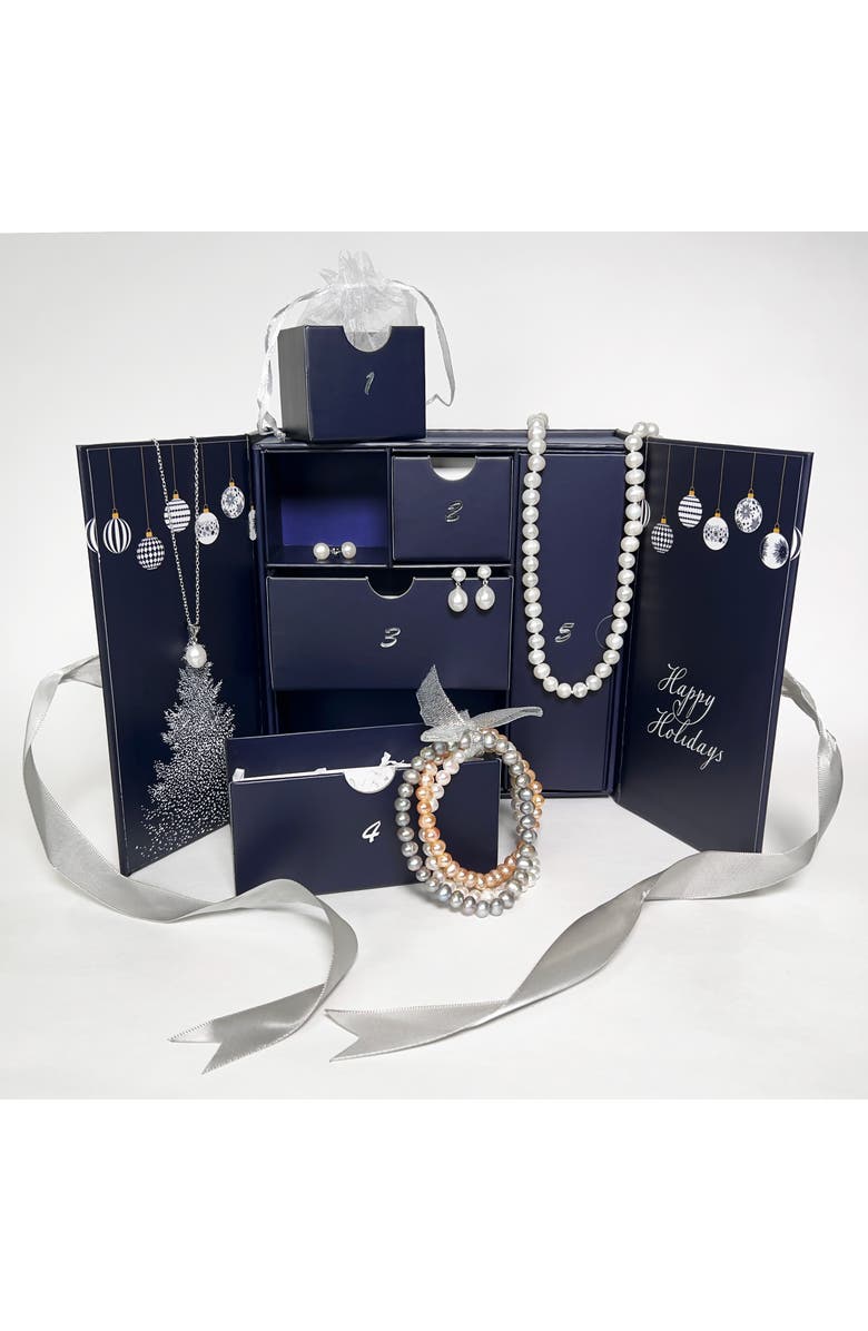 Julianna B. Cultured Pearl 5-Piece Jewelry Gift Box Set, Alternate, color, 