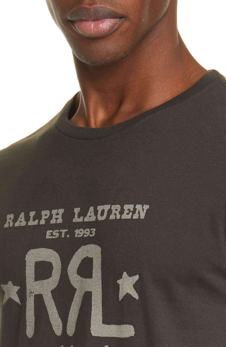 Double RL RRL Logo Graphic Tee, Alternate, color,