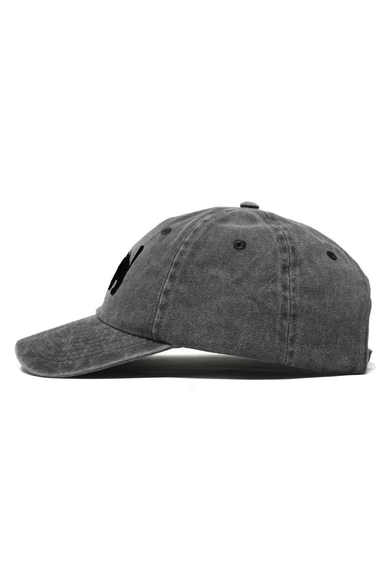 Blink Black Cat Dad Cap, Alternate, color, Washed Black