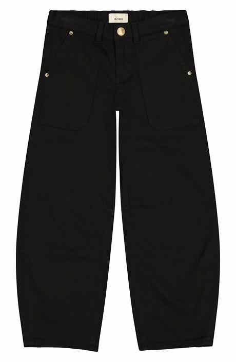 Kids' Lilia Pull-On Barrel Leg Jeans