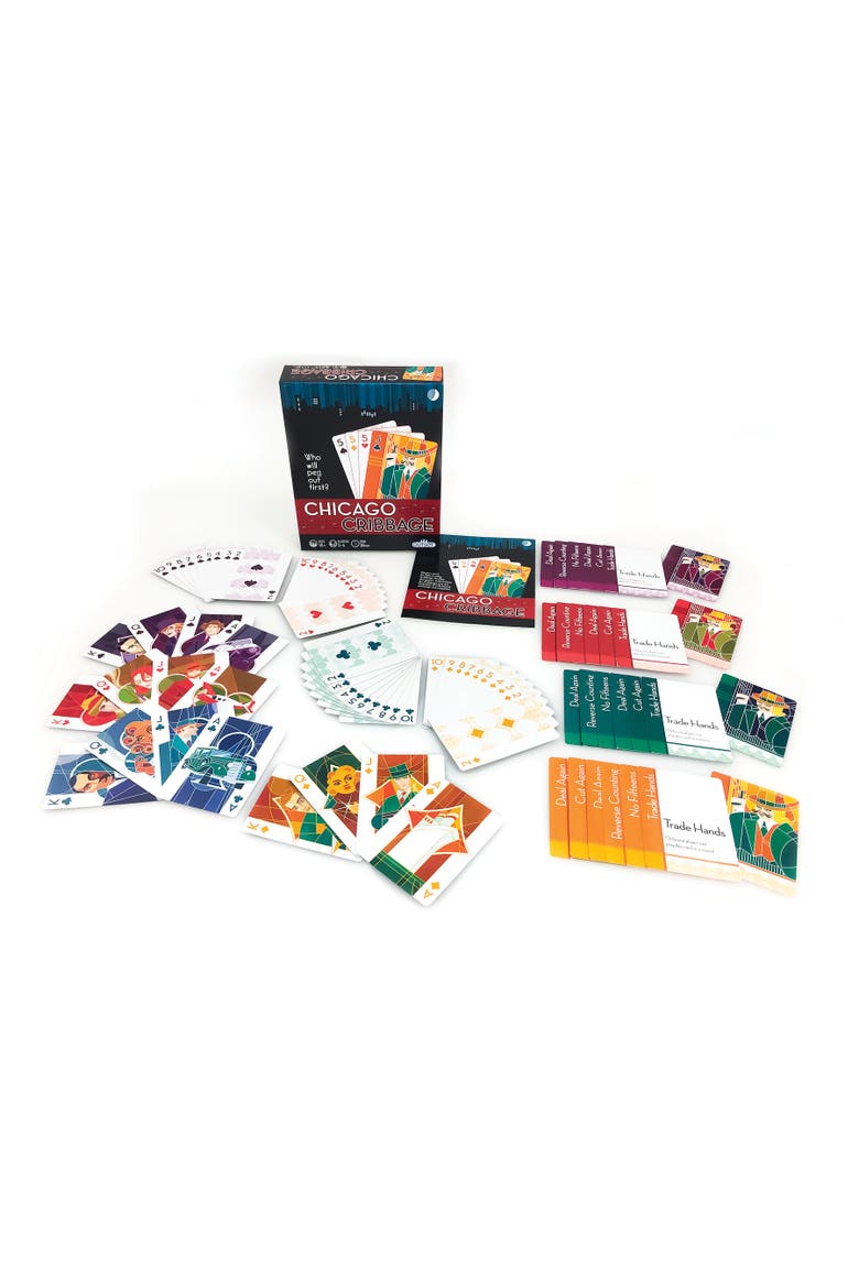 Chicago Cribbage Expansion Card Set, Outset Media, Alternate, color, Multicolored