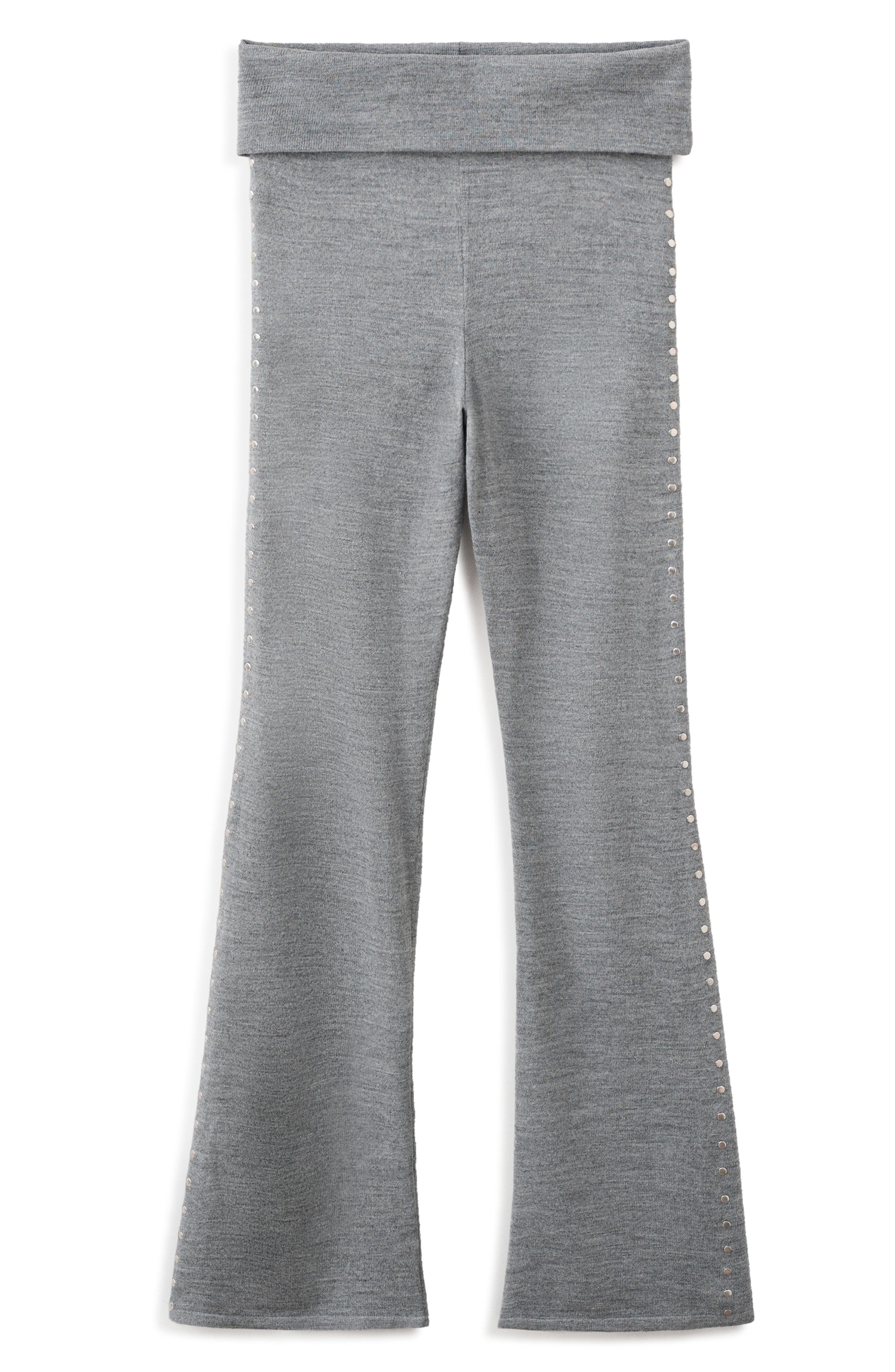Studded Knit Trousers - image 2