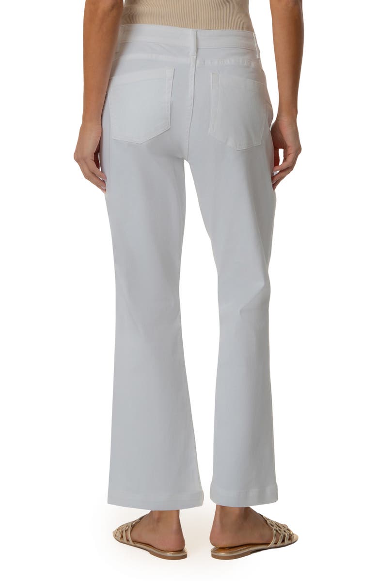 KUT from the Kloth Kelsey High Waist Ankle Flare Leg Jeans, Alternate, color, White
