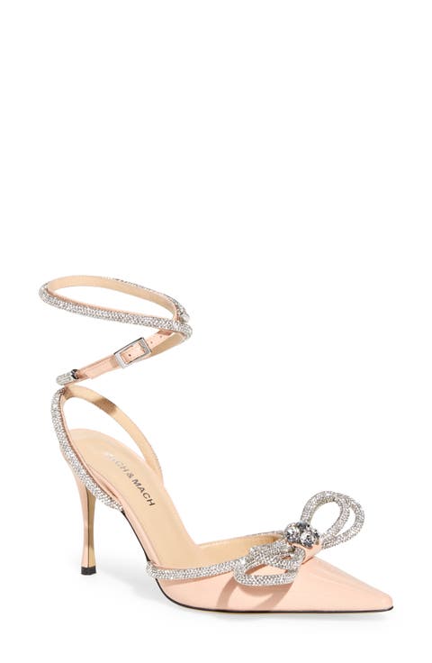 Double Bow Pointed Toe Pump (Women) (Nordstrom Exclusive)