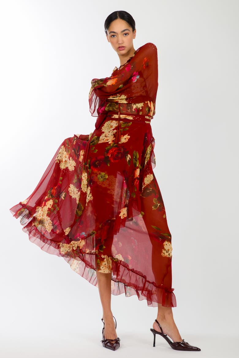Murray Skirt, Main, color, Rose Floral