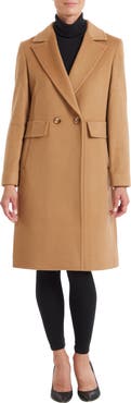 Sofia Cashmere Double-Breasted Wool Coat