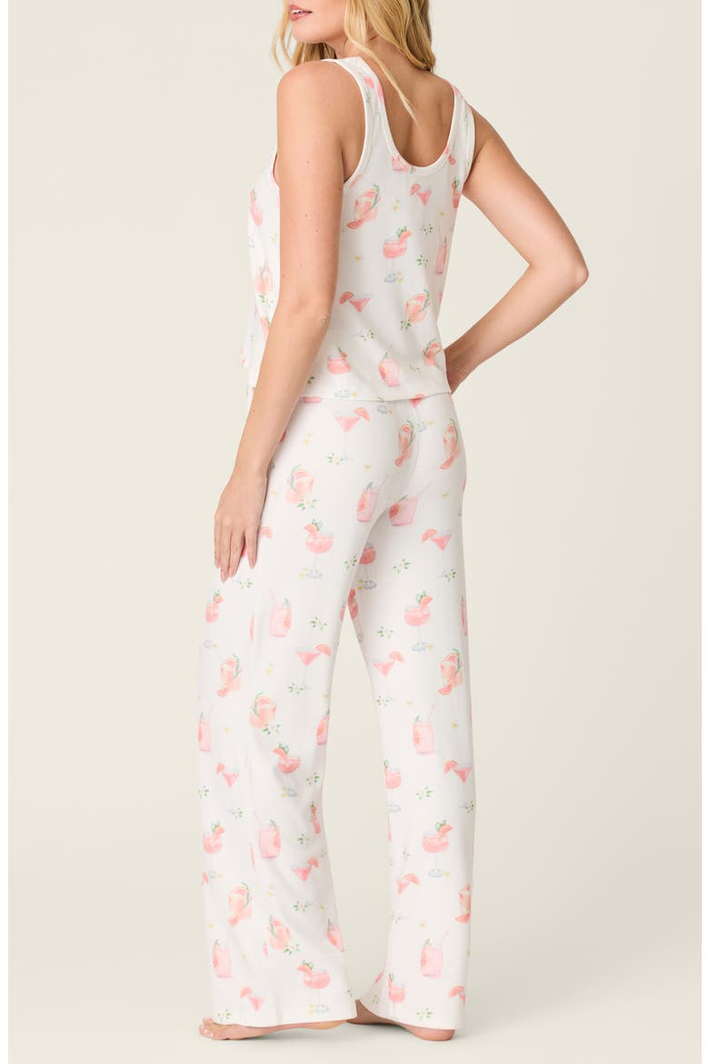Paloma Mama Jersey Pajamas, Alternate, color, IVORY