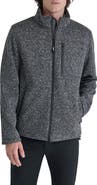 DKNY Sweater Knit Fleece Jacket