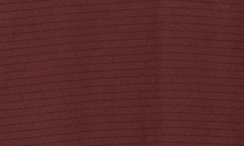 Westzeroone Oakwood Stripe Cotton Polo In Port