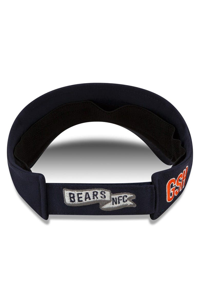New Era Men's New Era Navy Chicago Bears 2022 Sideline Adjustable Visor, Alternate, color, 