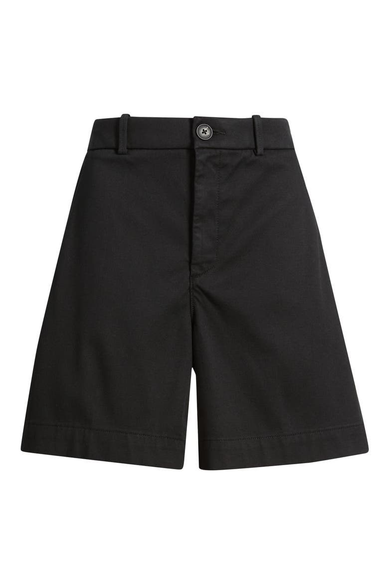 SPANXsupersmooth™ High Waist Stretch Twill Shorts, Alternate, color, CLASSIC BLACK