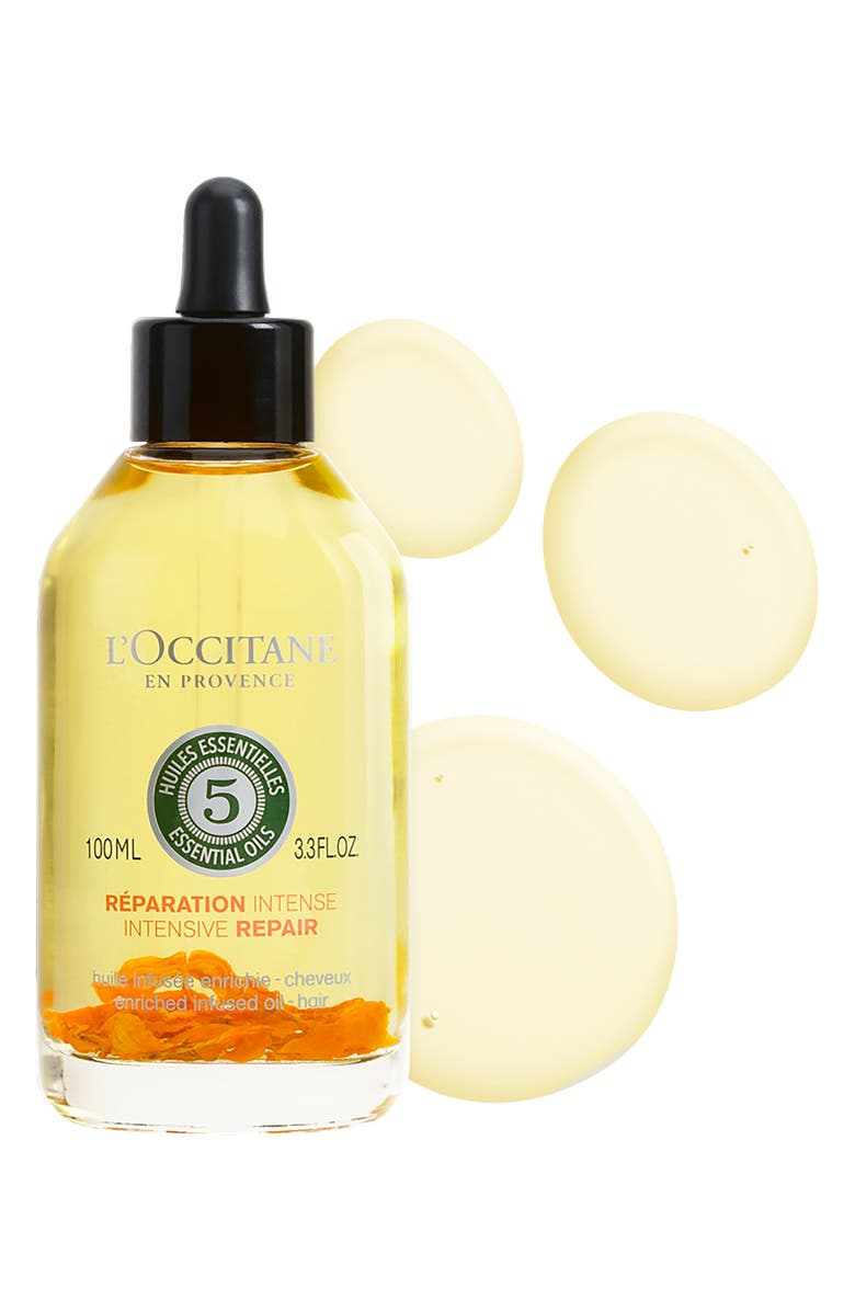 L'Occitane Intensive Repair Enriched Infused Hair Oil, Alternate, color, 