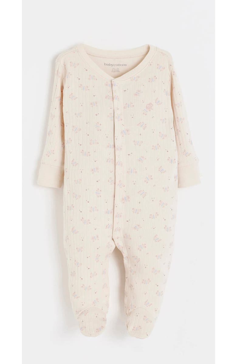 Babycottons Magic Wings Front-Snap Footie for Infant, Main, color, Full-Print