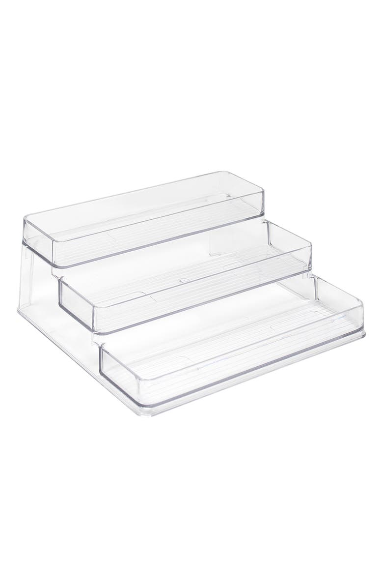 SORBUS Three-Tier Pantry Organizer - Set of 2, Main, color, Clear