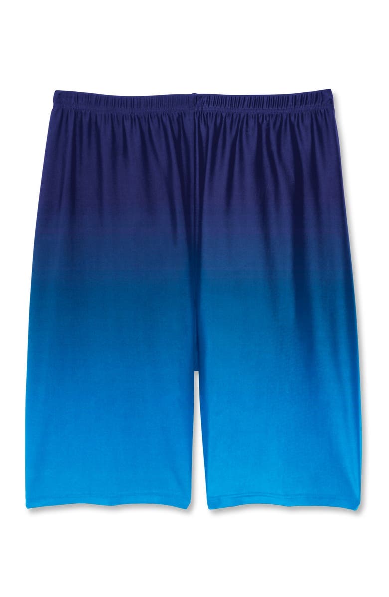 Swim 365 High-Waist Full-Coverage Swim Bike Short, Alternate, color, Dip Dye