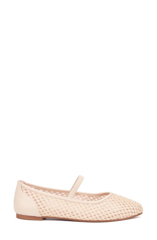 New York And Company Lara Woven Ballet Flat In Natural