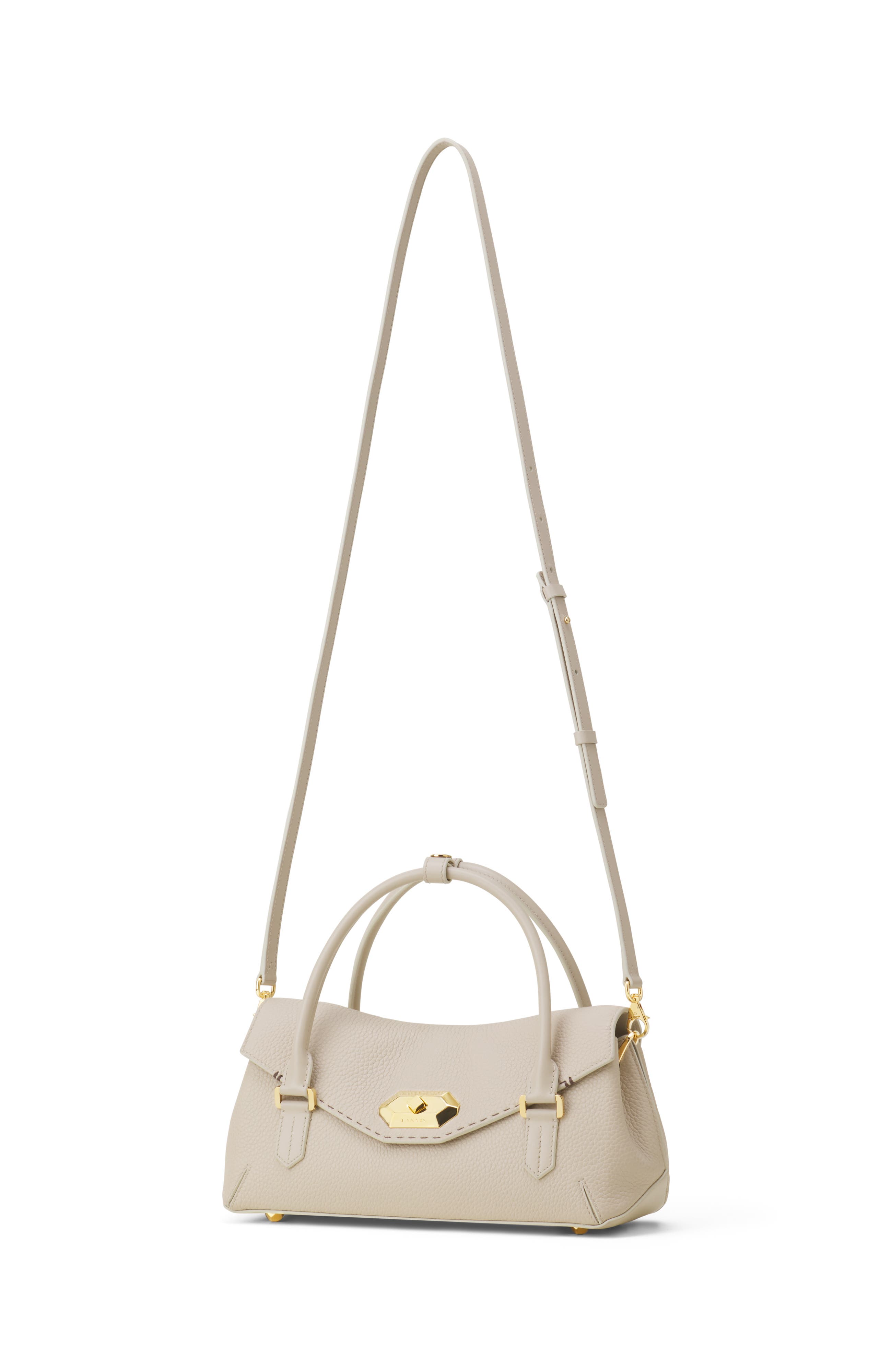 Lanvin Le Confident By Lanvin 26 Leather Bag, Alternate, color, Plaster