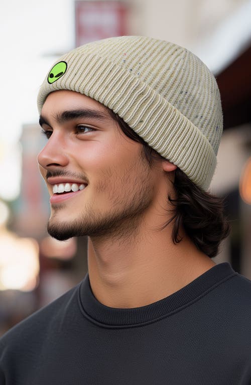 Dalix Alien Watch Cap In Beige