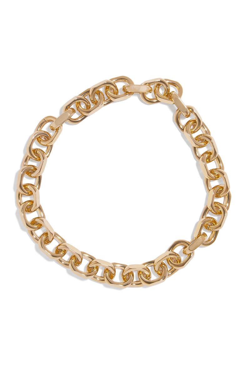 City Link Necklace, Main, color, GOLD
