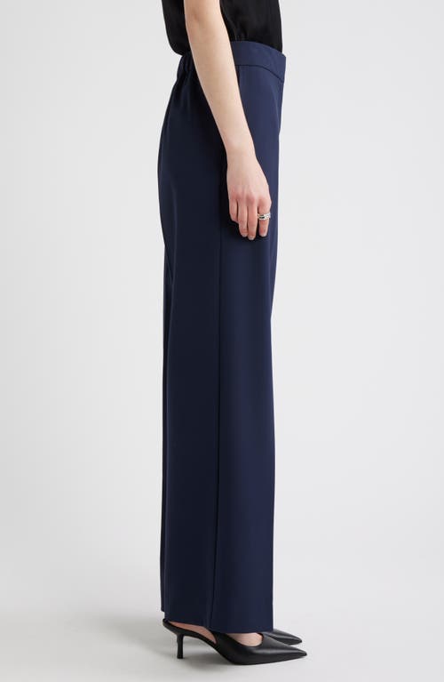 Nordstrom The Lennox Wide Leg Trousers In Blue