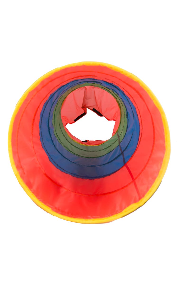 Pacific Play Tents Find Me 6-Foot Multicolor Play Tunnel, Alternate, color, Red Blue Green Yellow