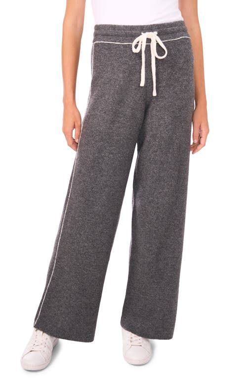 Vince Camuto Knit Drawstring Pants In Gray