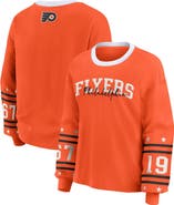 WEAR by Erin Andrews Women's WEAR by Erin Andrews Orange Philadelphia Flyers Long-Sleeve Sport T-Shirt