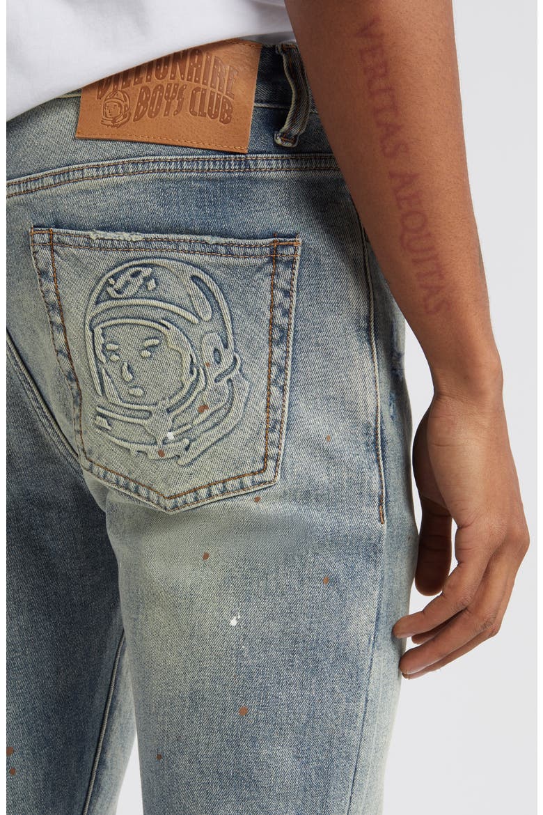 Lunar Distressed Stretch Jeans, Alternate, color, MOLECULE