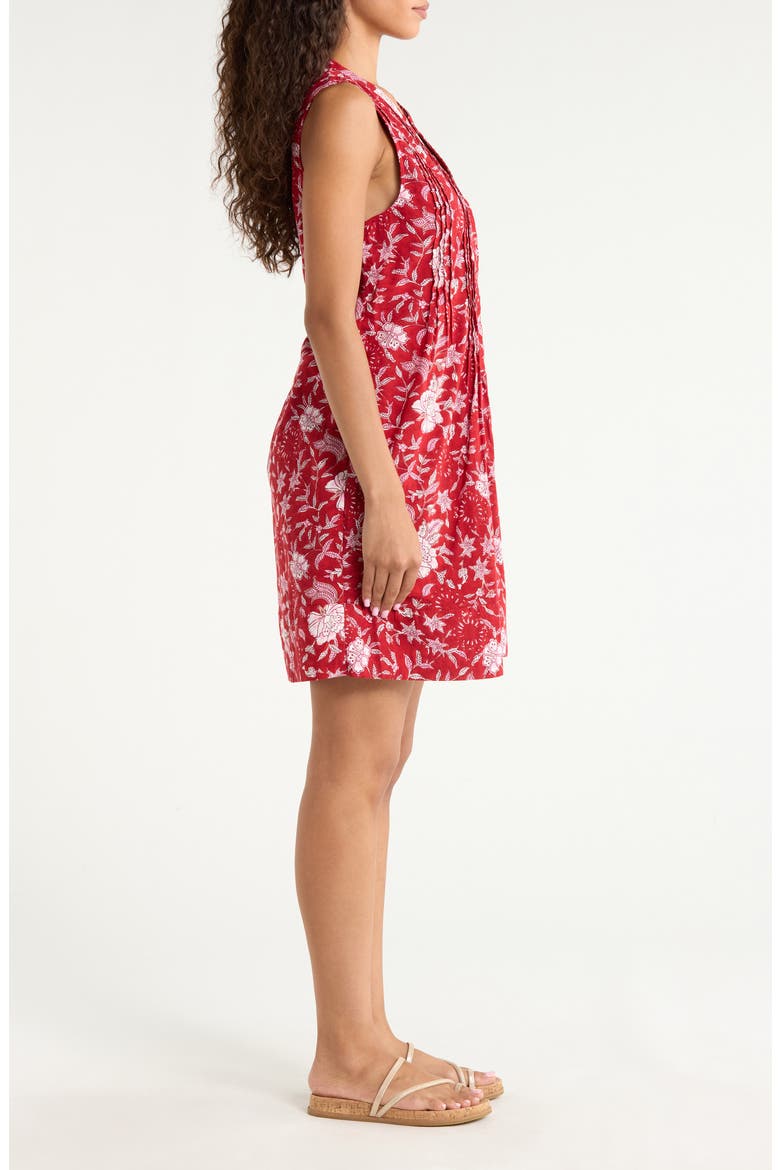 Devin Print Organic Cotton Mini Sundress, Alternate, color, GARDEN WHISPERS